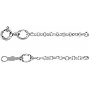 Sterling Silver 1.75 mm Cable 16" Chain - BN & CO JEWELRY