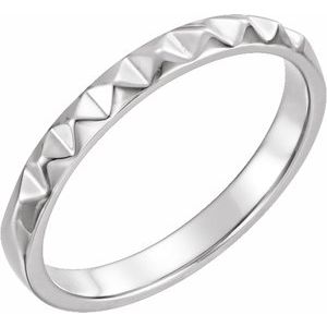 Sterling Silver Stackable Pyramid Ring - BN & CO JEWELRY