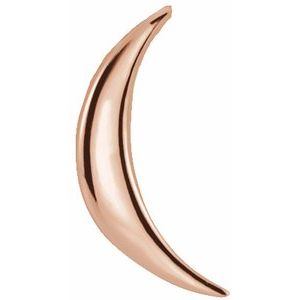 14K Rose Crescent Pendant - BN & CO JEWELRY