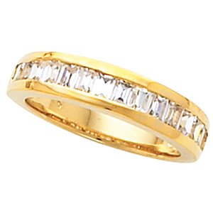 14K Yellow 1 1/6 CTW Natural Diamond Ladies Band - BN & CO JEWELRY