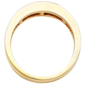 14K Yellow 1 1/6 CTW Natural Diamond Ladies Band - BN & CO JEWELRY