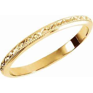 14K Yellow 2 mm Band Size 5.5 - BN & CO JEWELRY