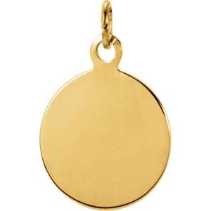 14K Yellow 12 mm St. Anthony Medal - BN & CO JEWELRY