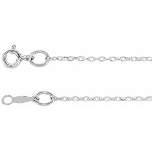 Sterling Silver 1 mm Cable 14" Chain - BN & CO JEWELRY