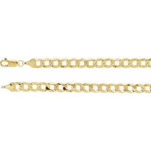 14K Yellow 5.8 mm Curb 16" Chain - BN & CO JEWELRY