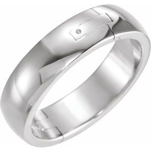 Platinum 6 mm CLIQÂ® Hinged Adjustable Band Size 9.5 - BN & CO JEWELRY