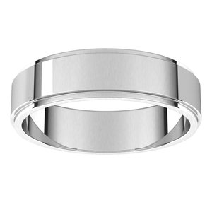 Sterling Silver 5 mm Flat Edge Band Size 11 - BN & CO JEWELRY