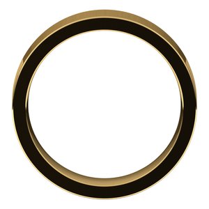14K Yellow 6 mm Flat Comfort Fit Band Size 14.5 - BN & CO JEWELRY