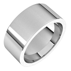 Platinum 9 mm Flat Comfort Fit Band Size 20 - BN & CO JEWELRY