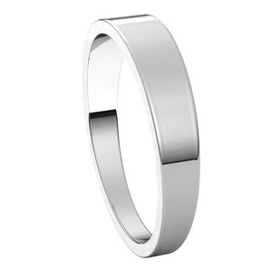 Sterling Silver 4 mm Flat Tapered Band Size 6 - BN & CO JEWELRY