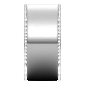 Platinum 9 mm Milgrain Flat Comfort Fit Band Size 12.5 - BN & CO JEWELRY