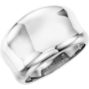 Continuum Sterling Silver Concave Ring - BN & CO JEWELRY