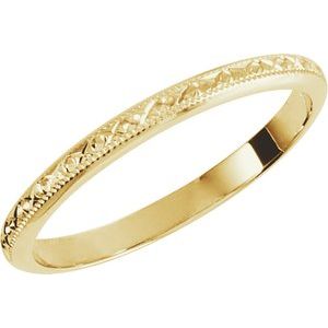 14K Yellow 2 mm Band Size 5.5 - BN & CO JEWELRY