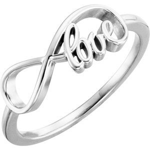 Continuum Sterling Silver Love Infinity-Inspired Ring - BN & CO JEWELRY