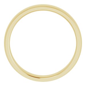 14K Yellow 5 mm Comfort Fit Edge Band Size 11 - BN & CO JEWELRY