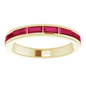 14K Yellow Natural Ruby Ring - BN & CO JEWELRY