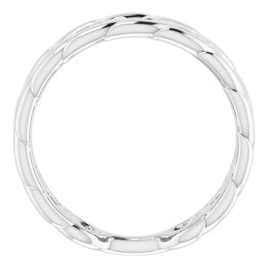 Sterling Silver Stackable Chain Link Ring - BN & CO JEWELRY