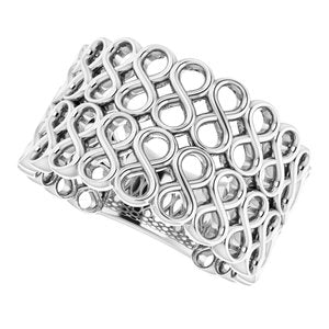 Sterling Silver Infinity-Inspired Ring - BN & CO JEWELRY