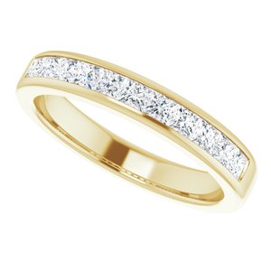 14K Yellow 1 CTW Natural Diamond Band - BN & CO JEWELRY