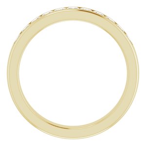 14K Yellow 1 CTW Natural Diamond Band - BN & CO JEWELRY