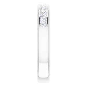 Platinum 1 CTW Natural Diamond Band - BN & CO JEWELRY