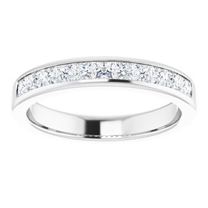 Platinum 1 CTW Natural Diamond Band - BN & CO JEWELRY