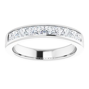 14K White 1 3/8 CTW Natural Diamond Band - BN & CO JEWELRY