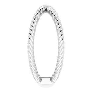 Sterling Silver Criss-Cross Rope Ring - BN & CO JEWELRY