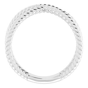 Sterling Silver Criss-Cross Rope Ring - BN & CO JEWELRY