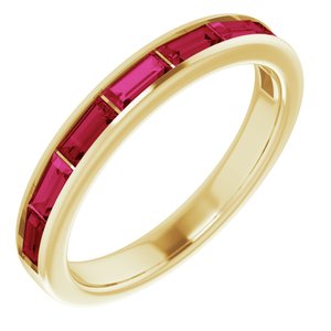 14K Yellow Natural Ruby Ring - BN & CO JEWELRY