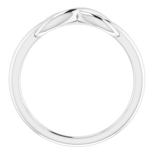 Sterling Silver Infinity-Style Ring - BN & CO JEWELRY