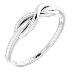 Sterling Silver Infinity-Style Ring - BN & CO JEWELRY