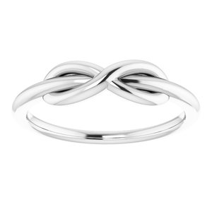 Sterling Silver Infinity-Style Ring - BN & CO JEWELRY