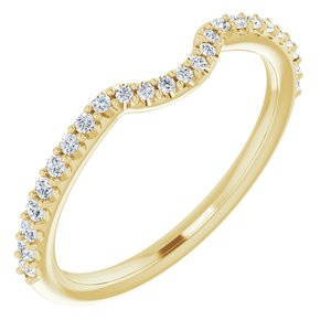 14K Yellow 1/5 CTW Diamond Matching Band - BN & CO JEWELRY