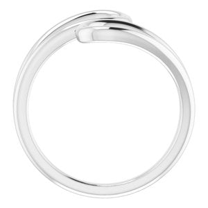 Sterling Silver Loop Bypass Ring - BN & CO JEWELRY