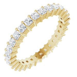 14K Yellow 1 1/2 CTW Diamond Eternity Band Size 7 - BN & CO JEWELRY