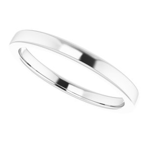 Sterling Silver Band for 4 mm Oval Ring - BN & CO JEWELRY