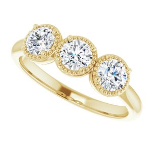 14K Yellow 3/4 CTW Diamond Anniversary Band - BN & CO JEWELRY