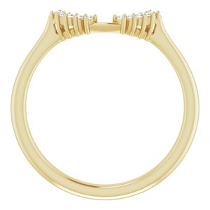 14K Yellow .04 CTW Diamond Matching Band - BN & CO JEWELRY