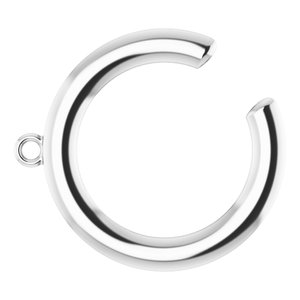 Sterling Silver 14 mm Ear Cuff with Jump Ring - BN & CO JEWELRY