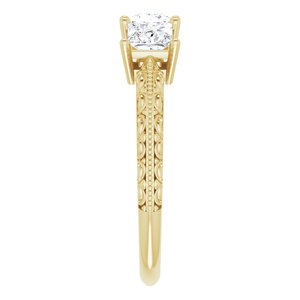 14K Yellow 1 CTW Diamond 3-Stone Anniversary Band - BN & CO JEWELRY