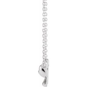 Sterling Silver Bow 18" Necklace - BN & CO JEWELRY