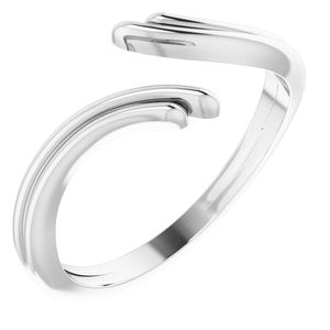 Sterling Silver Bypass Ring - BN & CO JEWELRY