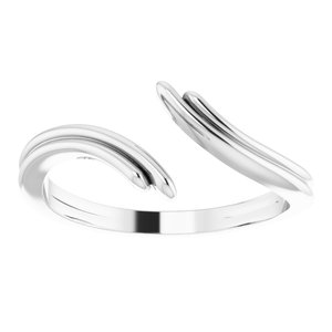 Sterling Silver Bypass Ring - BN & CO JEWELRY