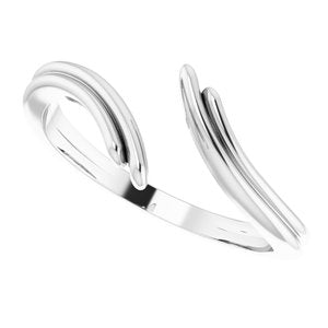 Sterling Silver Bypass Ring - BN & CO JEWELRY