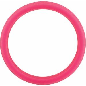 Pink Silicone 7 mm Dome Comfort-Fit Band - BN & CO JEWELRY