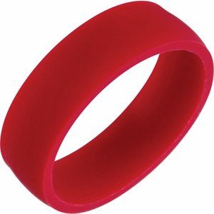 Maroon Silicone Dome Comfort-Fit Band Size 4 - BN & CO JEWELRY