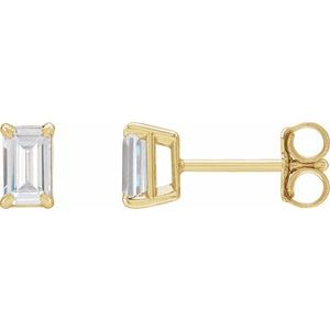 14K Yellow 3/4 CTW Lab-Grown Diamond Earrings - BN & CO JEWELRY