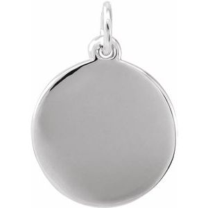 Sterling Silver Starburst Disc Pendant - BN & CO JEWELRY